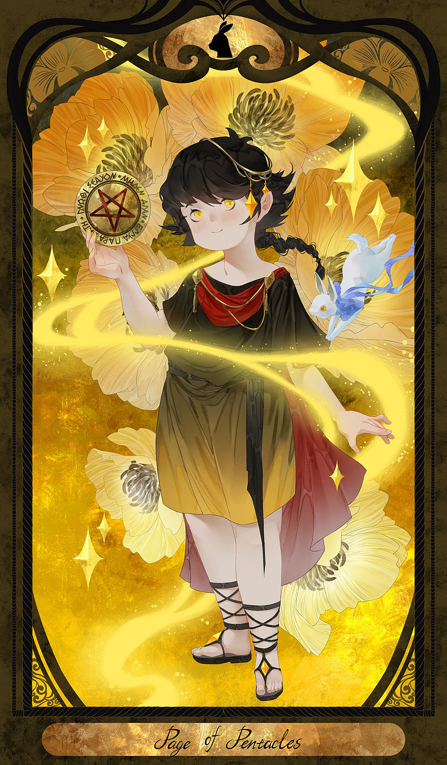 芙洛拉的永恒花园（图ZNDA2NDYwNzIw） - 商业插画 - 站酷设计师杳无音原创素材 - 站酷ZCOOL