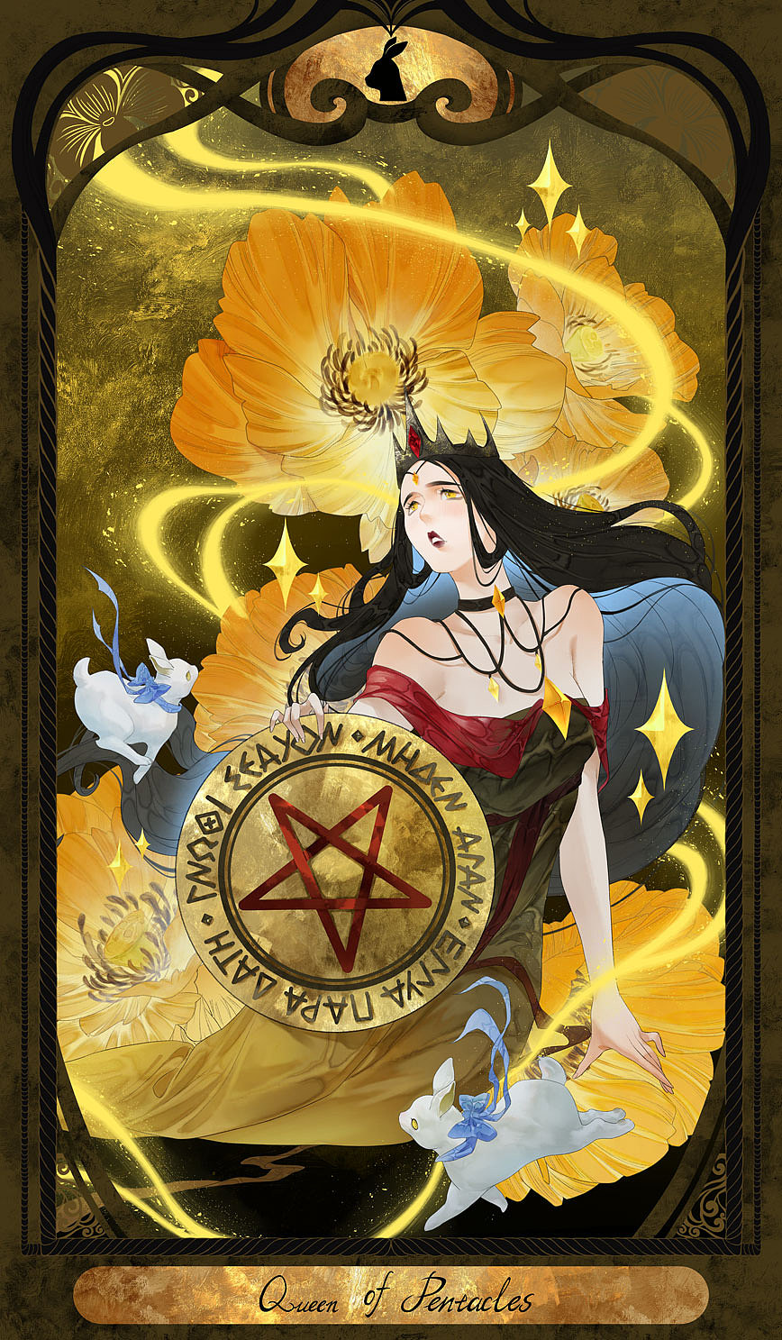 芙洛拉的永恒花园（图ZNDA2NDYwNzEy） - 商业插画 - 站酷设计师杳无音原创素材 - 站酷ZCOOL