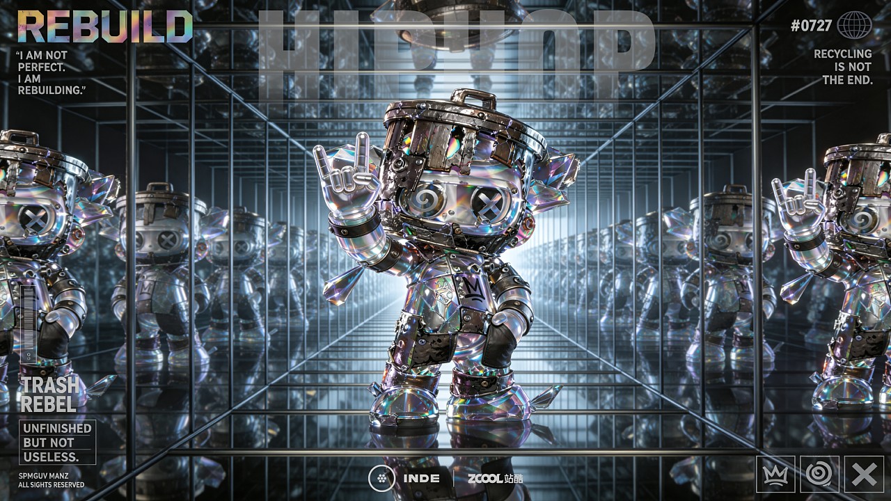 REBUILD-Trash Rebel (重建-废品叛逆者)（图ZNDA2NDYyNTM2） - 人物/生物 - 站酷设计师阿勇AI创作原创素材 - 站酷ZCOOL