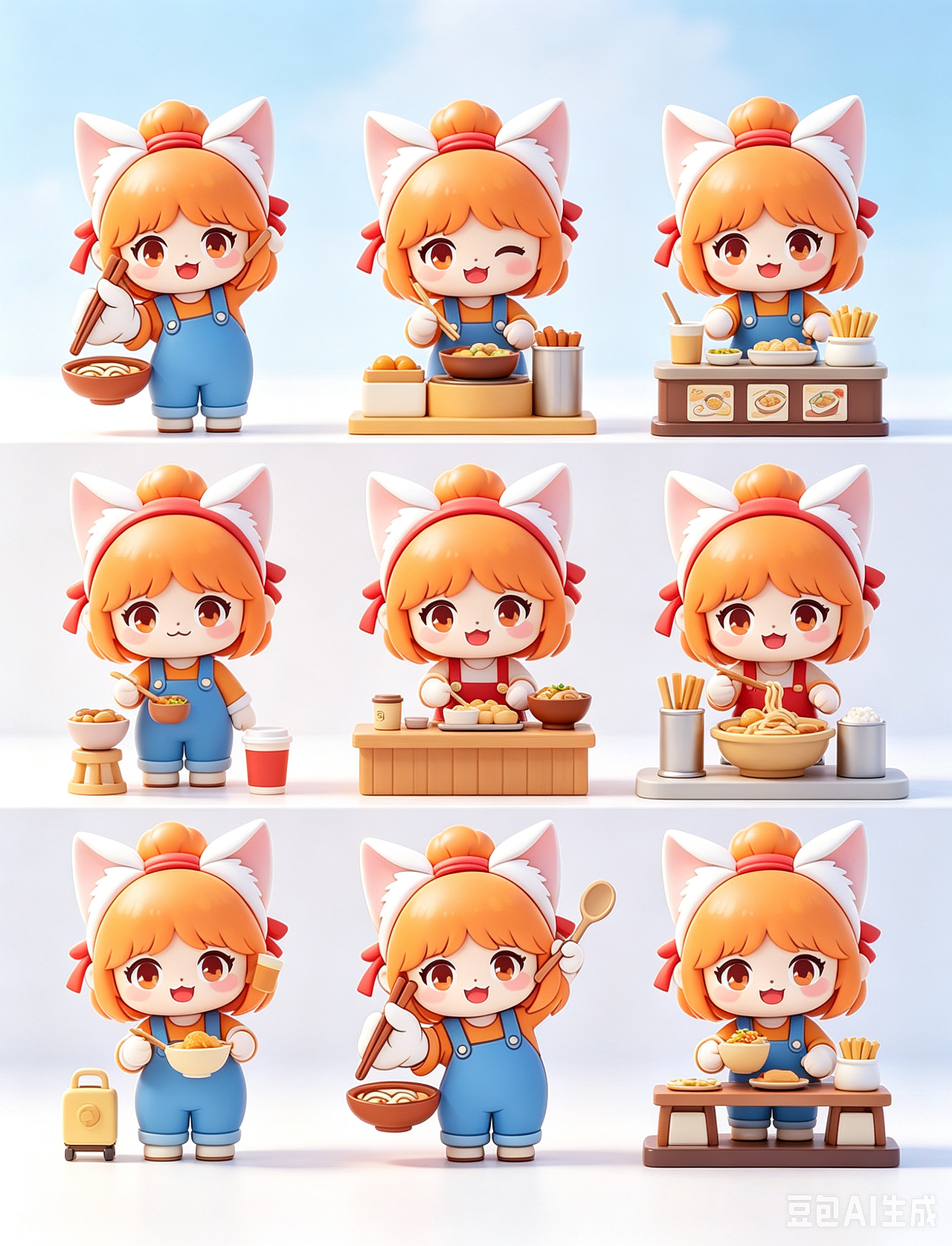 食在老友擀面皮店IP设计（图ZNDA2NDYzNDM2） - IP形象 - 站酷设计师叁烱原创素材 - 站酷ZCOOL