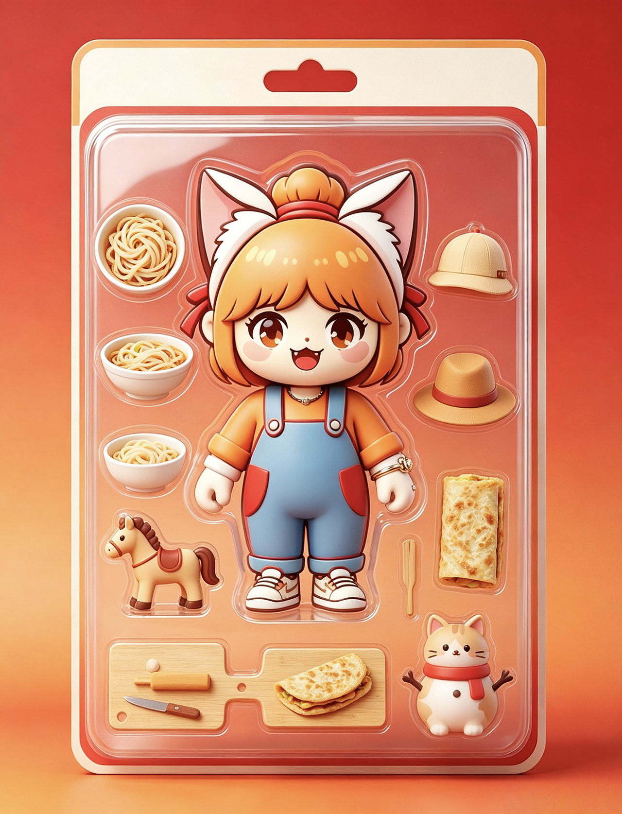 食在老友擀面皮店IP设计（图ZNDA2NDYzNDcy） - IP形象 - 站酷设计师叁烱原创素材 - 站酷ZCOOL