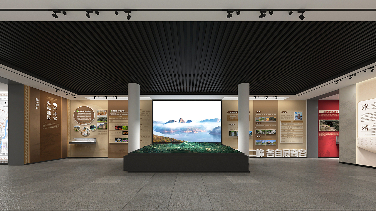 翠微峰陈列馆第3稿方案（图ZNDA2NDY3MzAw） - 展陈设计 - 站酷设计师我是柴某人原创素材 - 站酷ZCOOL