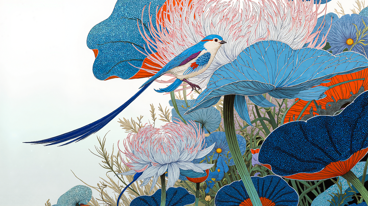 曼陀罗华（图ZNDA2NDY4MTQ0） - 艺术插画 - 站酷设计师2015浮岚原创素材 - 站酷ZCOOL