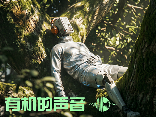 有机的声音丨机械漫游者的自然音轨（个人主页-ZNzM1NTU1MDQ=） - AI作品 - 站酷设计师文武炎赫原创素材 - 站酷ZCOOL