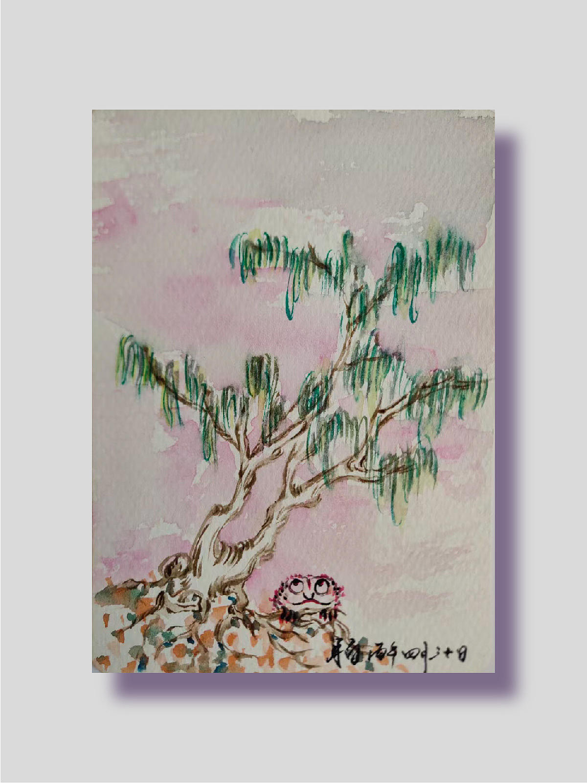 谁解其中味（图ZNDA2NDg0ODU2） - 绘画 - 站酷设计师月白如是原创素材 - 站酷ZCOOL