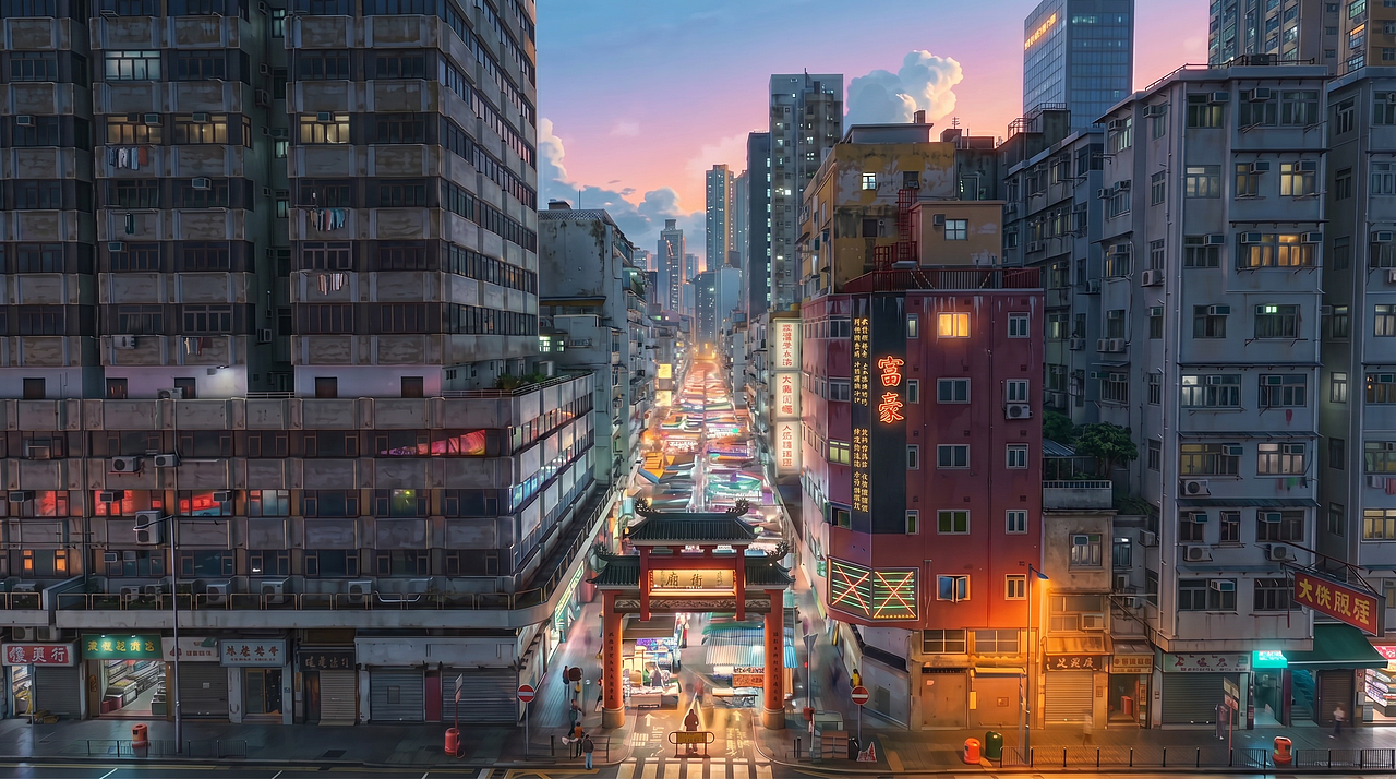 《记忆停在海港以南》一部以中国香港为题的 AIGC 动画（图ZNDA2NDg5MTAw） - 短片 - 站酷设计师铃雨云AIGC原创素材 - 站酷ZCOOL
