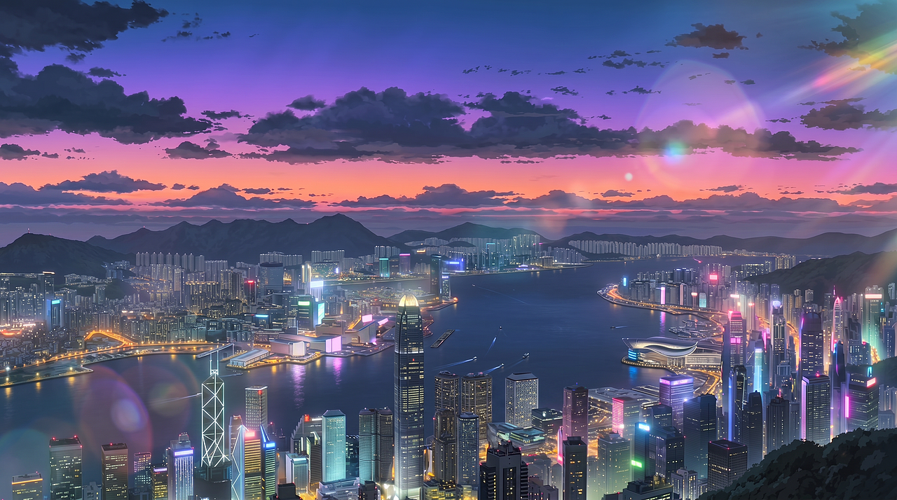 《记忆停在海港以南》一部以中国香港为题的 AIGC 动画（图ZNDA2NDg5MTMy） - 短片 - 站酷设计师铃雨云AIGC原创素材 - 站酷ZCOOL