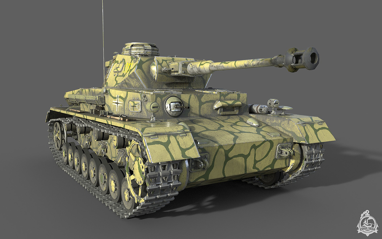 【blender建模】IV号战车G型（图ZNDA2NDkzNDI0） - 机械/交通 - 站酷设计师ennuishao原创素材 - 站酷ZCOOL