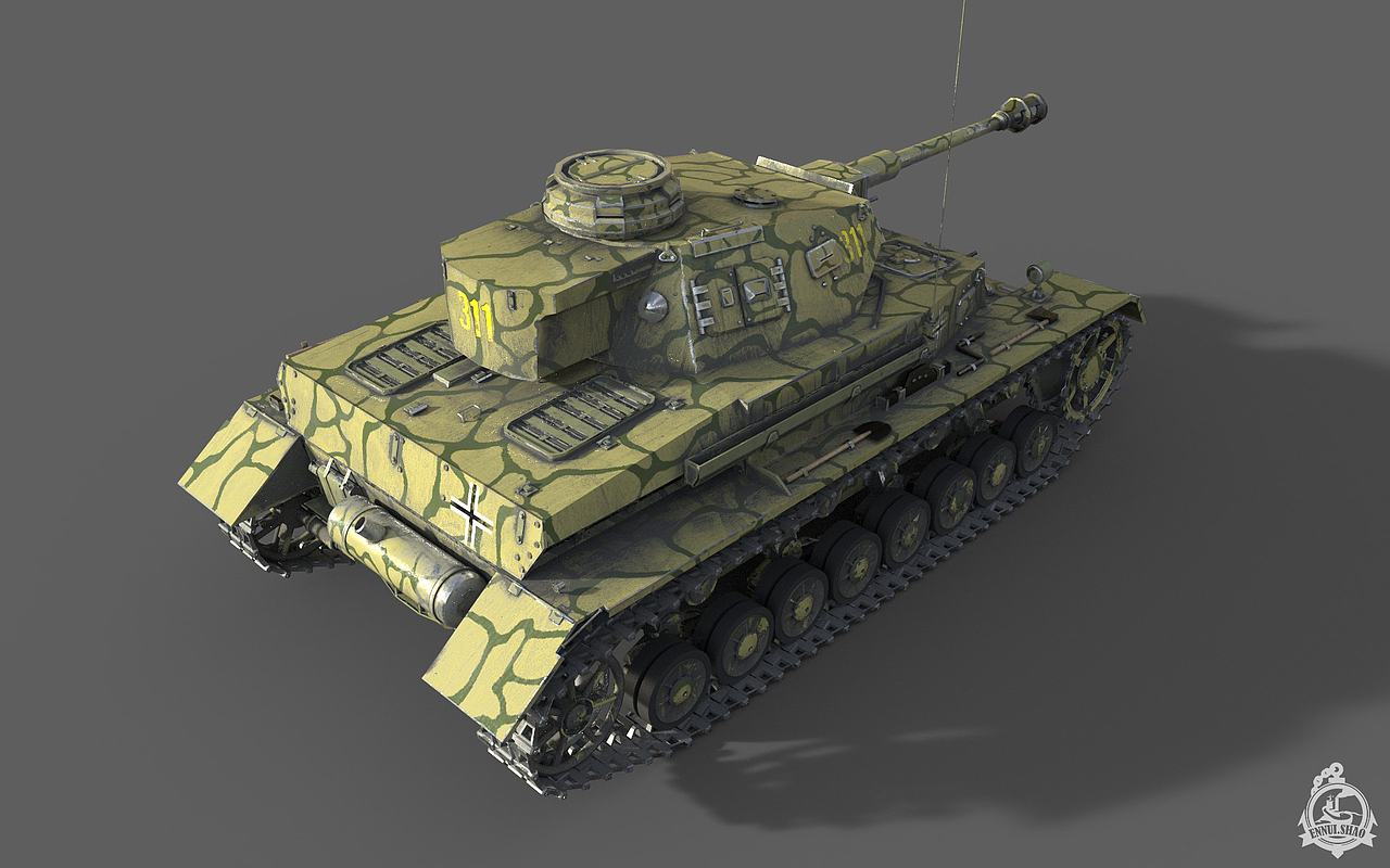 【blender建模】IV号战车G型（图ZNDA2NDkzNTA0） - 机械/交通 - 站酷设计师ennuishao原创素材 - 站酷ZCOOL