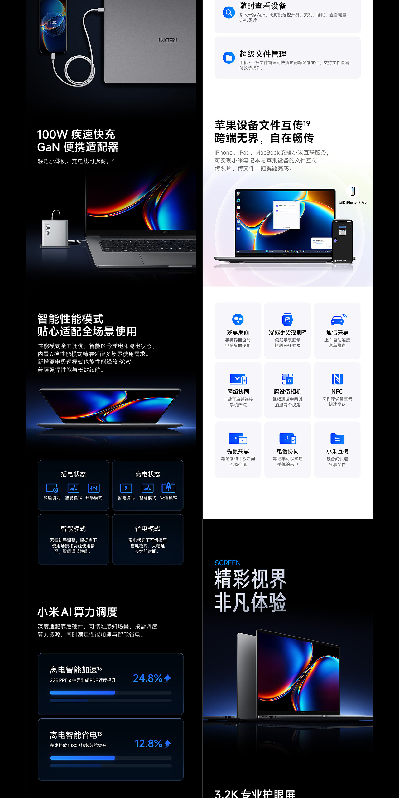 REDMI BOOK PRO 2026 产品详情页（图ZNDA2NDk0MDQ0） - 电商 - 站酷设计师竹蜻蜓studio原创素材 - 站酷ZCOOL