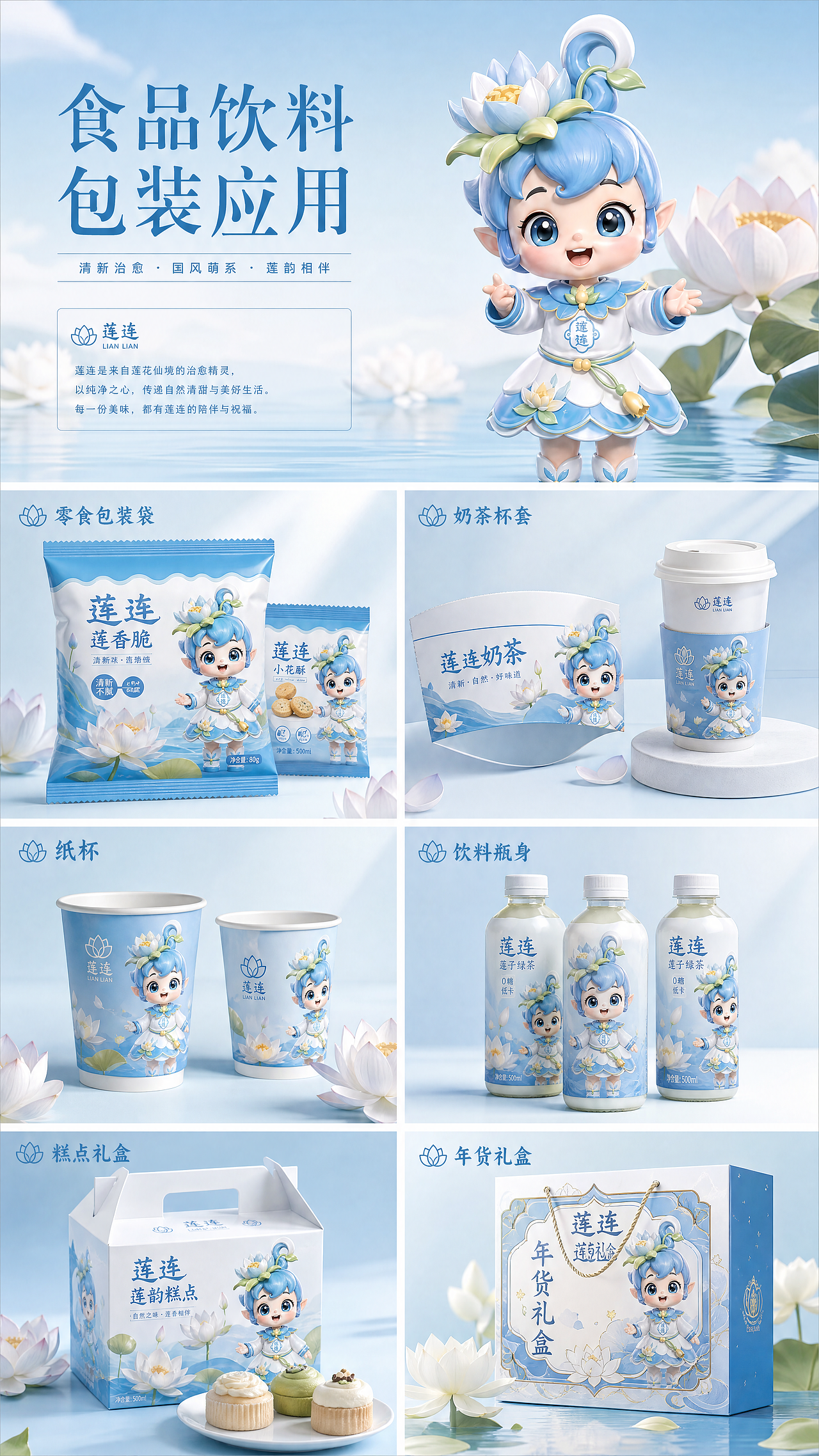 中医药IP天花板✨34年品牌出连花精灵啦|软萌又治愈(图ZNDA2NDk0MDYw) - IP形象 - 站酷设计师即梦创艺原创素材 - 站酷ZCOOL