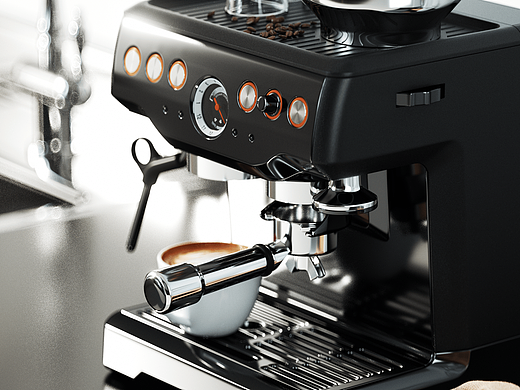 Coffee Michine 咖啡机渲染~