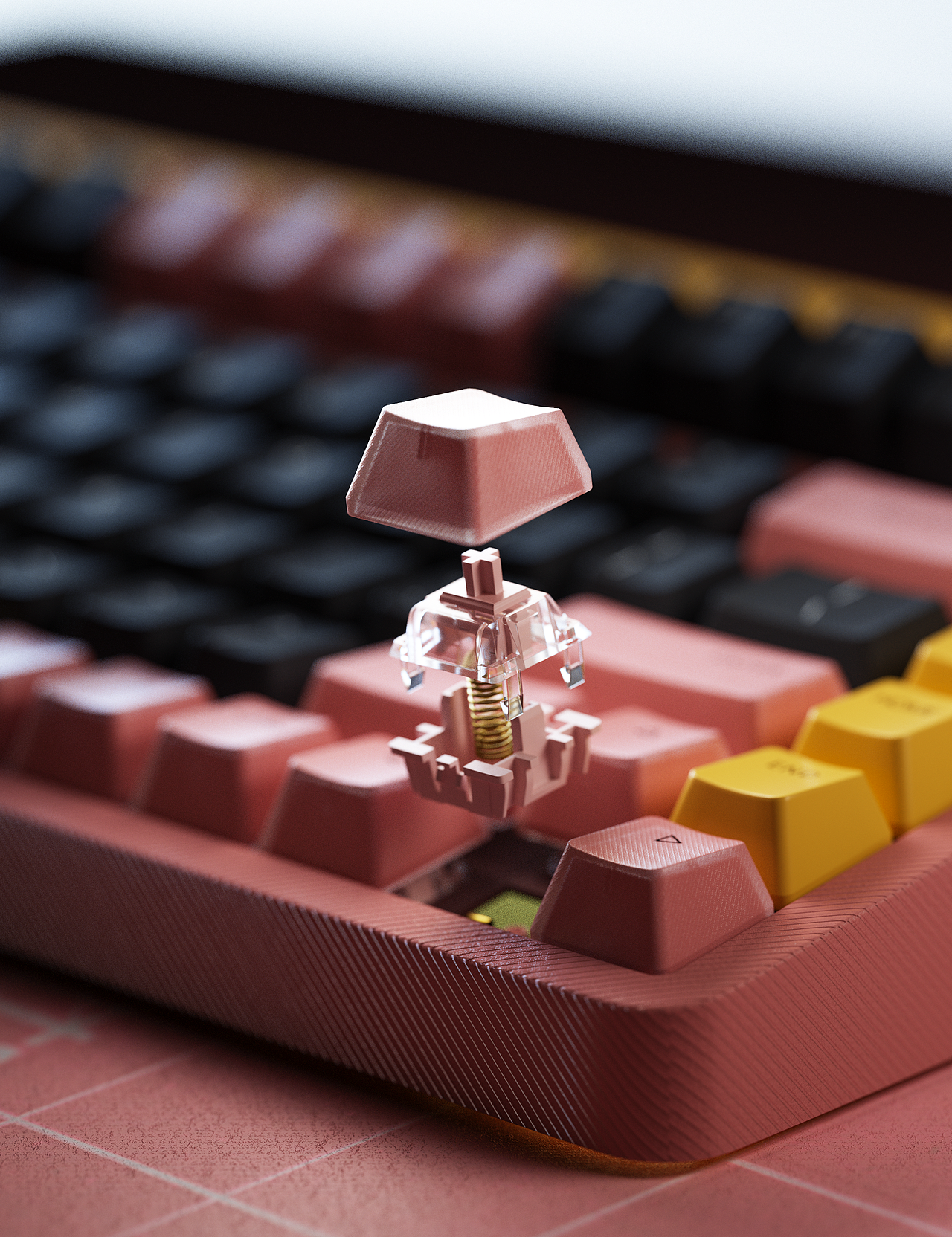 Keyboard 键盘渲染（图ZNDA2NTA3MzIw） - 产品 - 站酷设计师BAdEYe原创素材 - 站酷ZCOOL