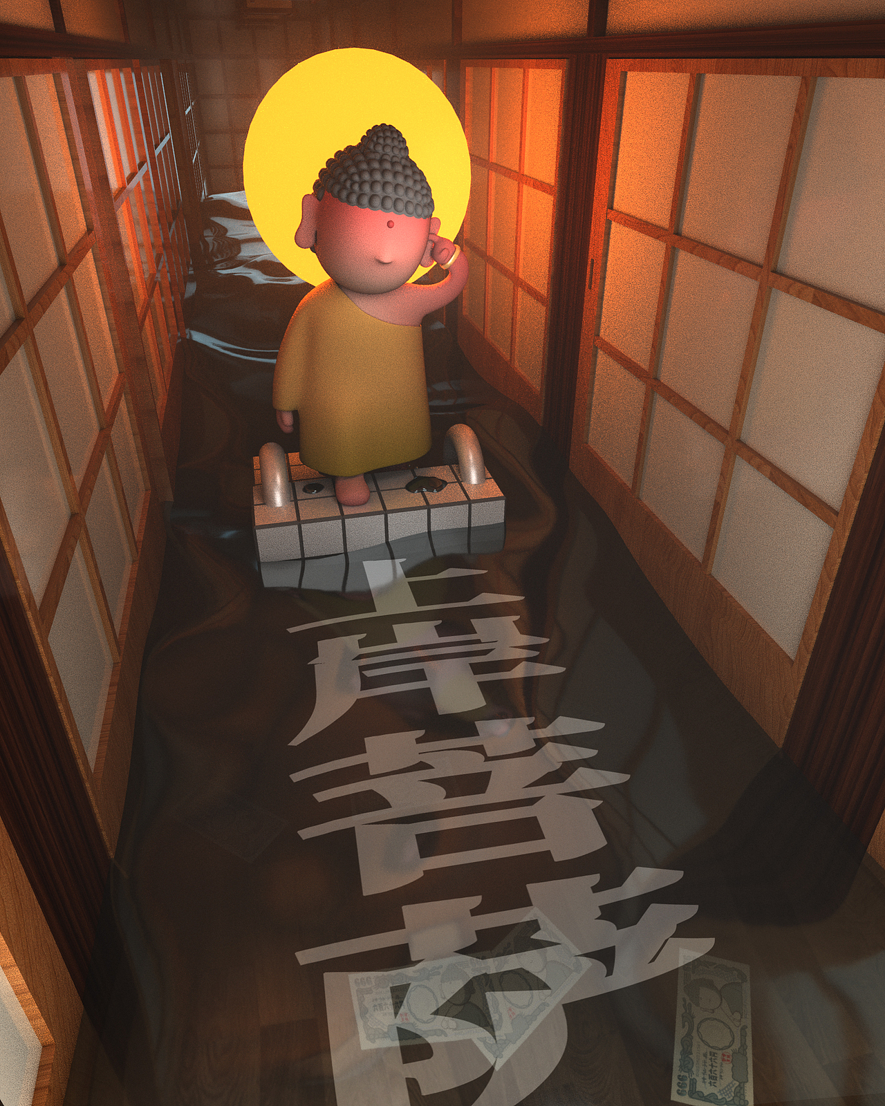 上岸菩萨（图ZNDA2NTA4MTk2） - 玩具 - 站酷设计师神仙办公室原创素材 - 站酷ZCOOL