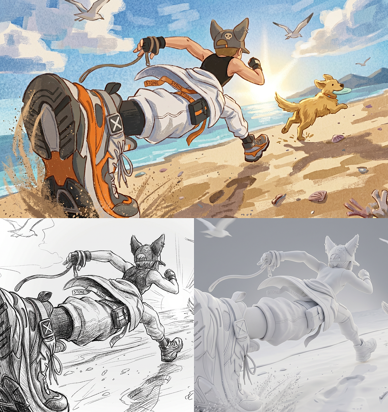 IP设计·犬系Trainer（图ZNDA2NTExOTUy） - 人物/生物 - 站酷设计师我石头呢原创素材 - 站酷ZCOOL