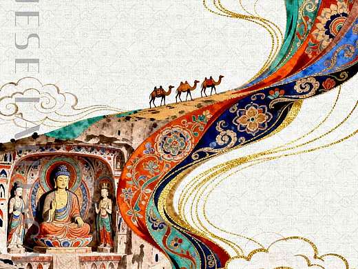 丝路飘带，载着千年的回响而来
