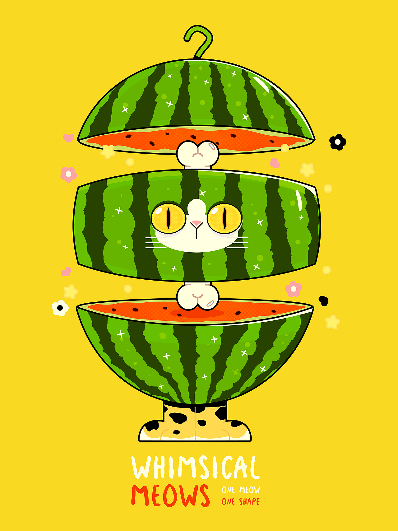 奇思喵想 Whimsy Meows 第四弹（图ZNDA2NTE5MTg0） - 新锐潮流插画 - 站酷设计师花哩个花3原创素材 - 站酷ZCOOL