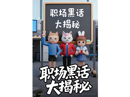 “打工人”IP主题AIGC三维动画创作