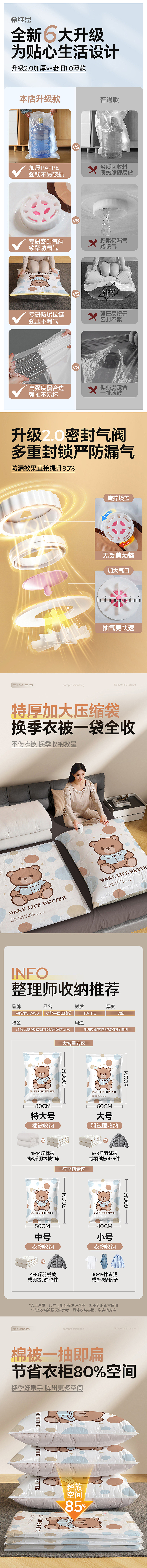 小熊压缩袋（图ZNDA2NTI1MDg4） - 电商 - 站酷设计师ZONGZI的工作室原创素材 - 站酷ZCOOL