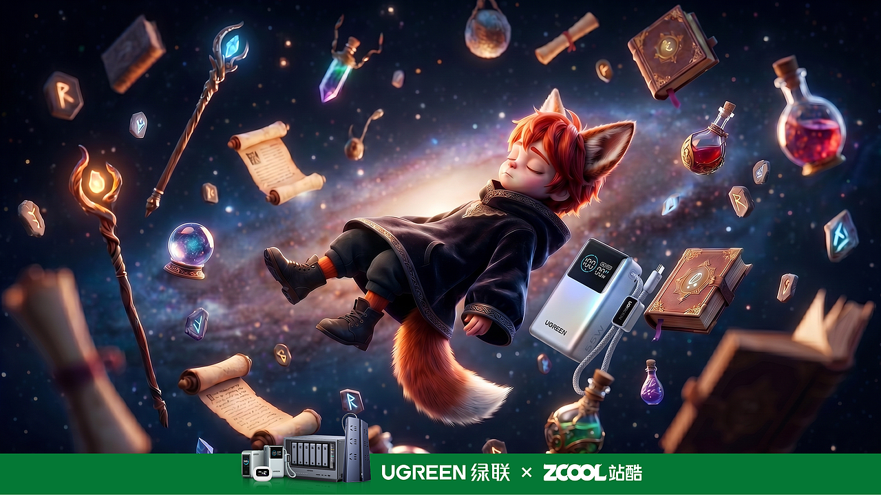 澎湃能量觉醒·瞌睡狐守护学院(图ZNDA2NTM3NDM2) - AI作品 - 站酷设计师青木家设计原创素材 - 站酷ZCOOL