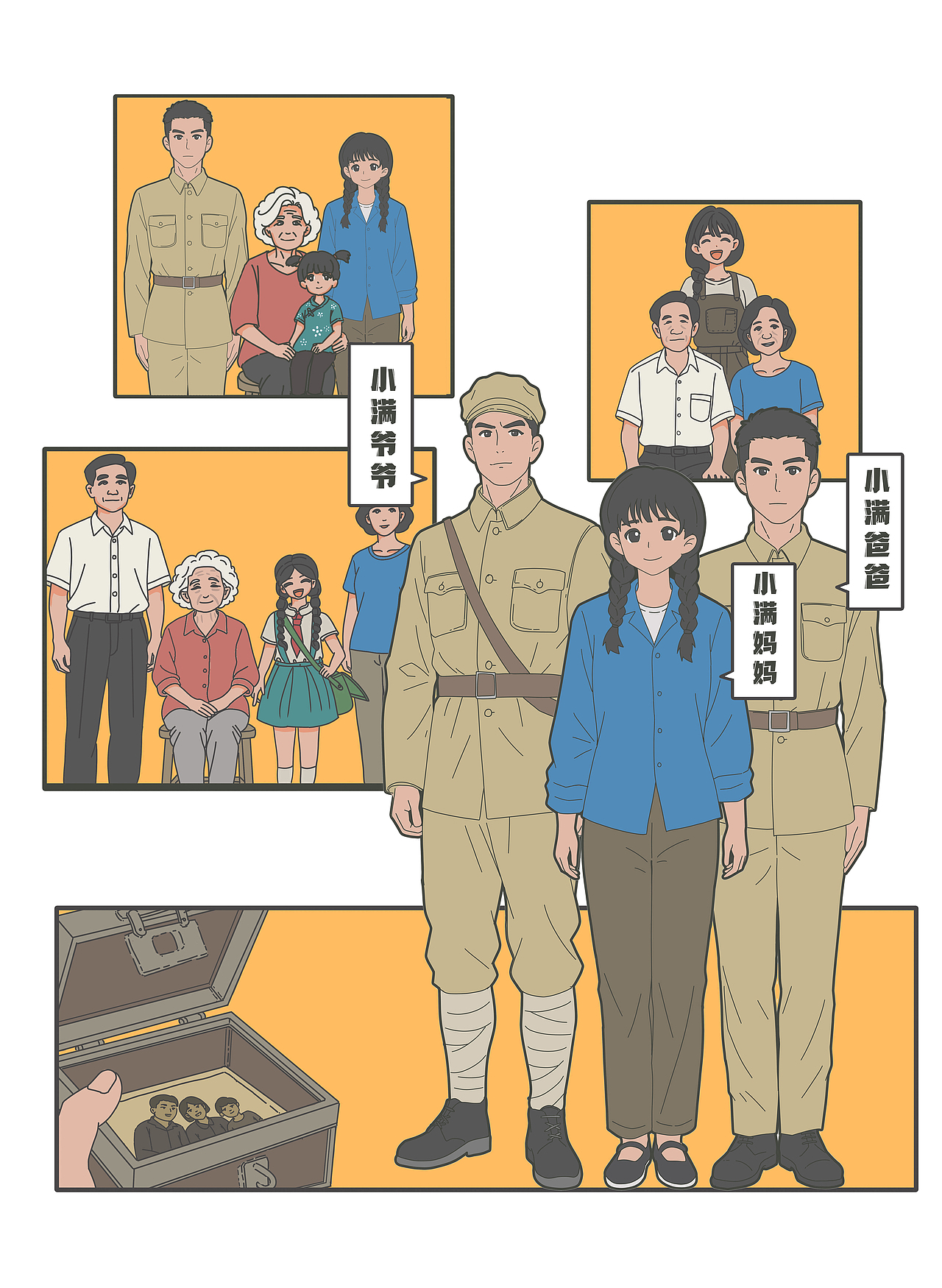 时光杂货铺漫画（图ZNDA2NTM5Njk2） - 中/长篇漫画 - 站酷设计师s白羊原创素材 - 站酷ZCOOL