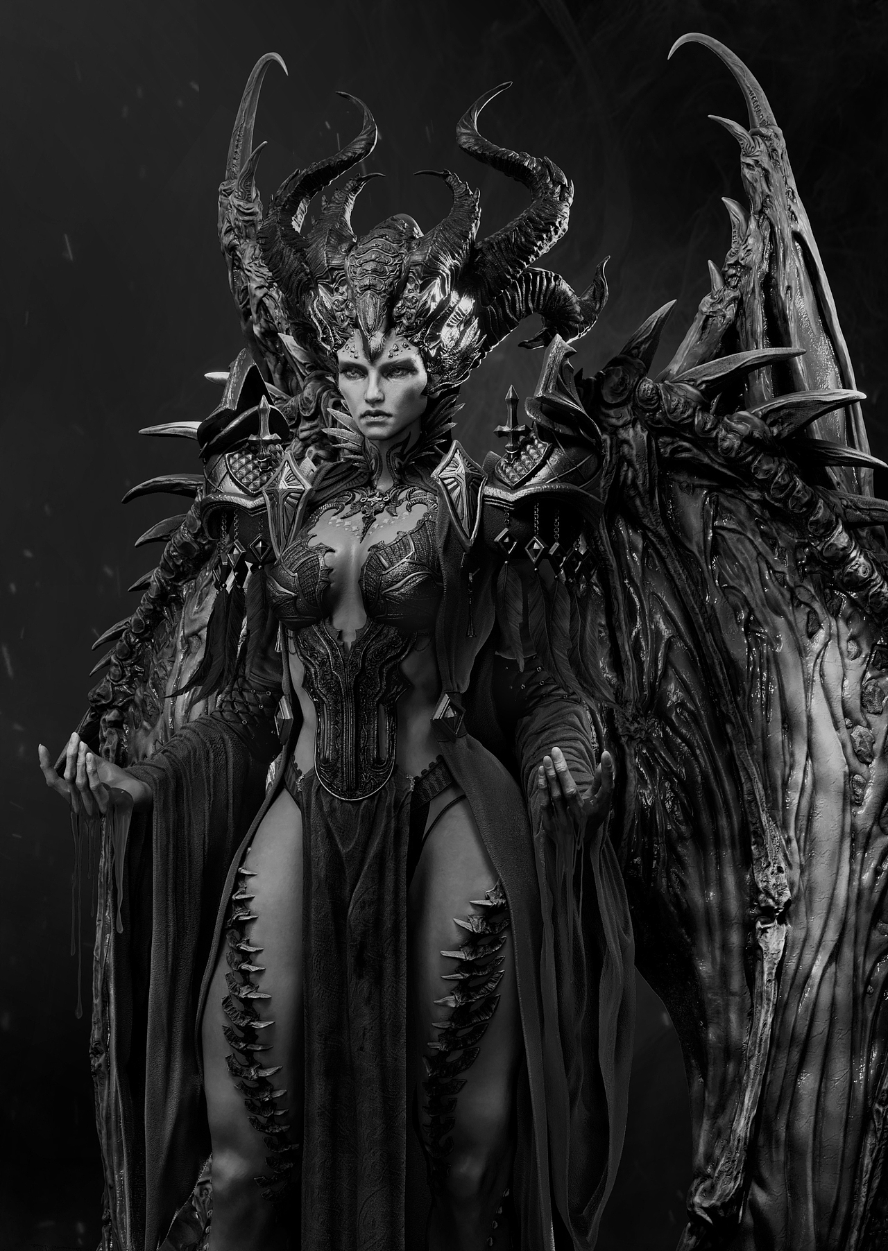 堕狱女皇（图ZNDA2NTQwMDIw） - 人物/生物 - 站酷设计师入特数码原创素材 - 站酷ZCOOL
