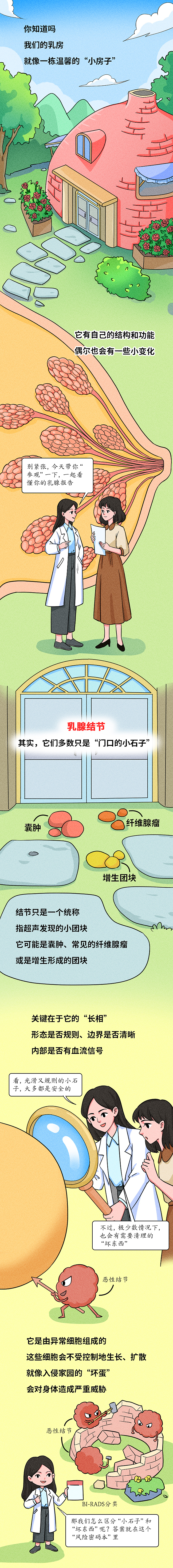 条漫设计 | 乳腺报告上的秘密(健康科普)(图ZNDA2NTM5OTI0) - 中/长篇漫画 - 站酷设计师小清SJQing原创素材 - 站酷ZCOOL