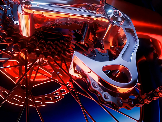 电动山地自行车：骑进未来，C4D+AI动画广告