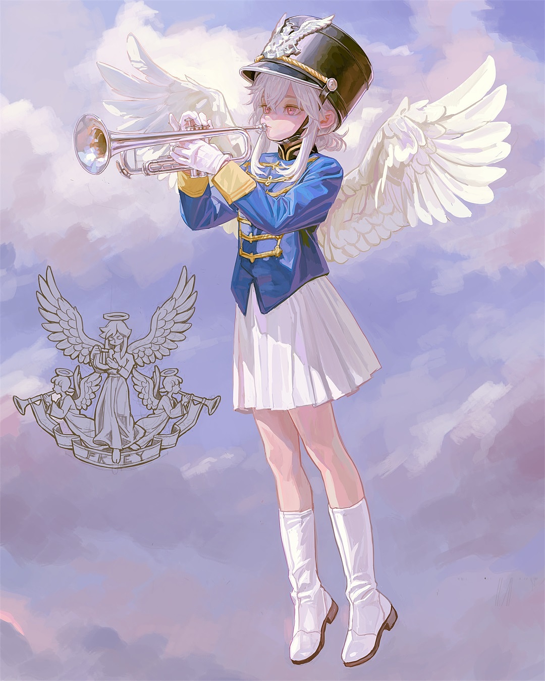 人气画师FKEY再度联动，天使菲奇子来袭！（图ZNDA2NTUzNzE2） - 玩具 - 站酷设计师WeArtDoing原创素材 - 站酷ZCOOL