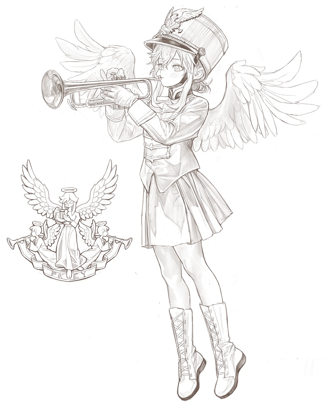人气画师FKEY再度联动，天使菲奇子来袭！（图ZNDA2NTUzNzEy） - 玩具 - 站酷设计师WeArtDoing原创素材 - 站酷ZCOOL