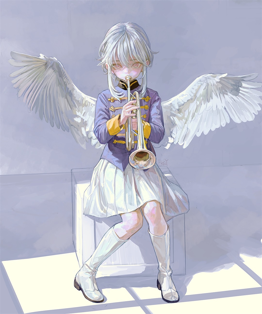 人气画师FKEY再度联动，天使菲奇子来袭！（图ZNDA2NTU0MTI4） - 玩具 - 站酷设计师WeArtDoing原创素材 - 站酷ZCOOL