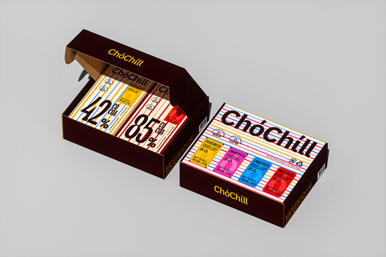 ChoChill丨巧趣巧克力品牌设计（图ZNDA2NTU4ODQ0） - 品牌 - 站酷设计师设计师林Darien原创素材 - 站酷ZCOOL