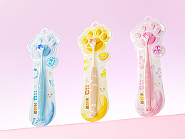 五克氮²×冷酸灵 | 猫爪创意牙刷升级
