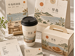 早岛 ZAO DAO｜咖啡烘焙品牌商业插画视觉提案