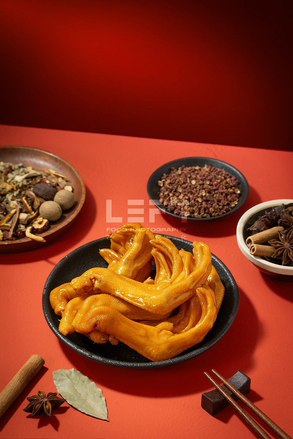 辣皮皮 × LeftStudio｜泡鸭掌（图ZNDA2NTc3MjEy） - 美食摄影 - 站酷设计师LeftStudio原创素材 - 站酷ZCOOL