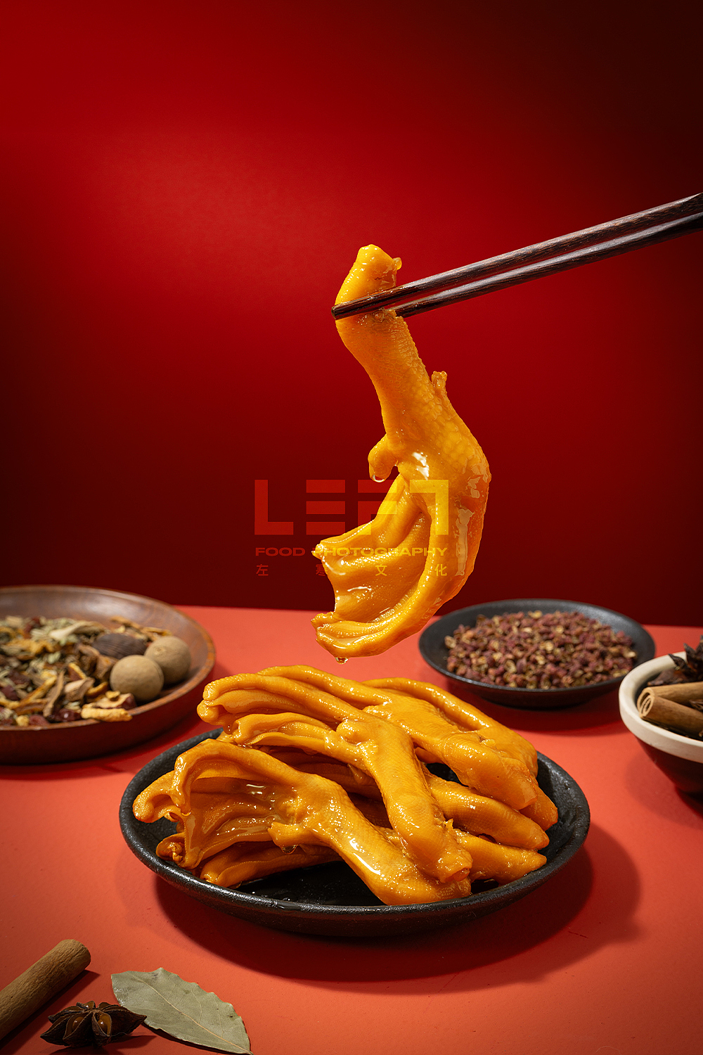 辣皮皮 × LeftStudio｜泡鸭掌（图ZNDA2NTc3MjE2） - 美食摄影 - 站酷设计师LeftStudio原创素材 - 站酷ZCOOL