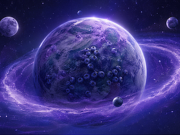 《蓝莓星球与牛乳星云的相遇》