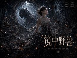 《镜中野兽》AI音乐MV视觉设计｜暗黑哥特 × 觉醒