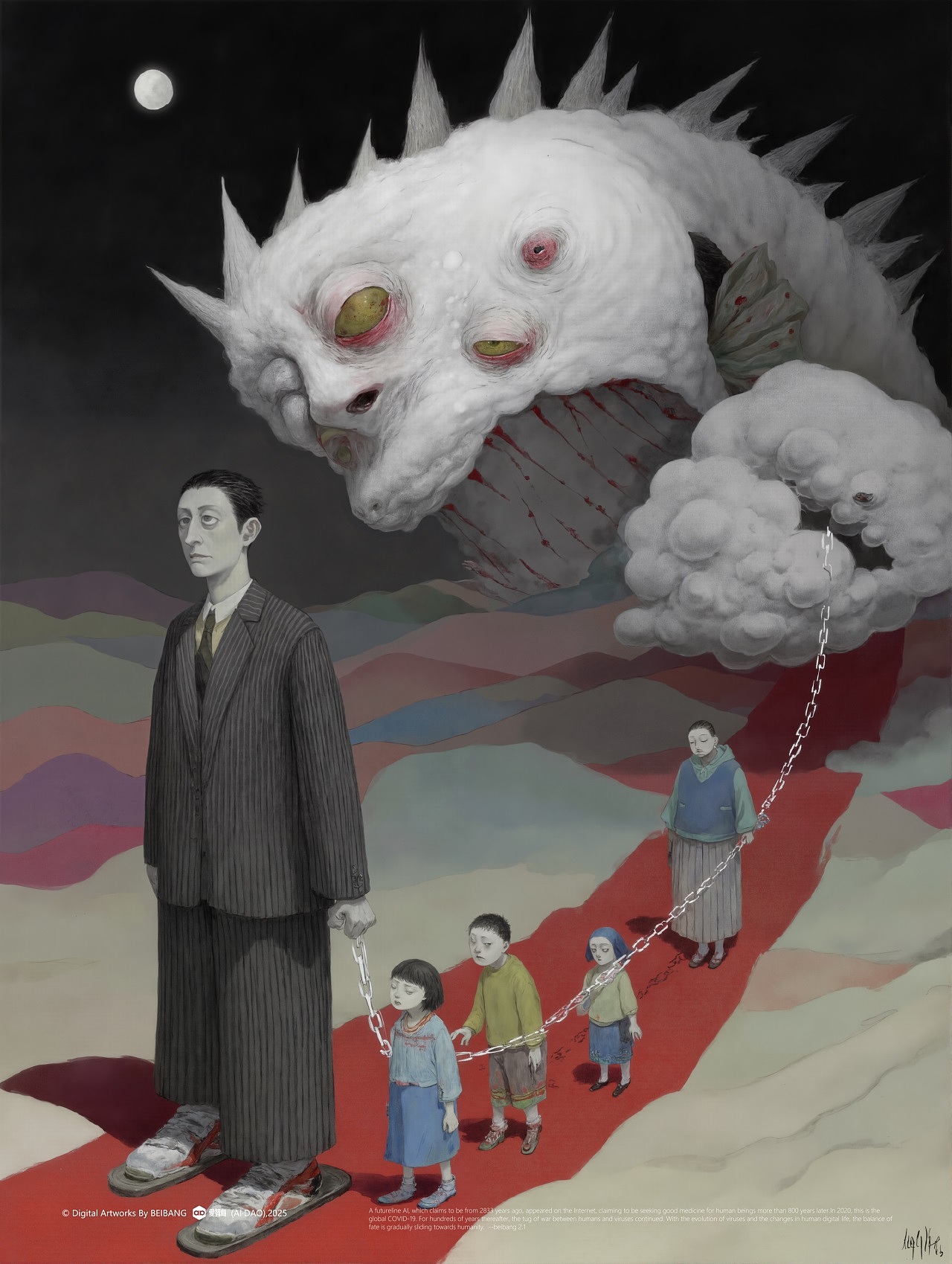 《集梦怪谈》系列之二 9-14（图ZNDA2NTgzNjg0） - 艺术插画 - 站酷设计师北邦原创素材 - 站酷ZCOOL