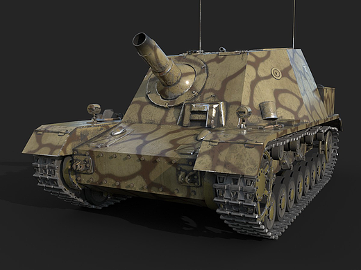 【blender建模】灰熊式突击炮