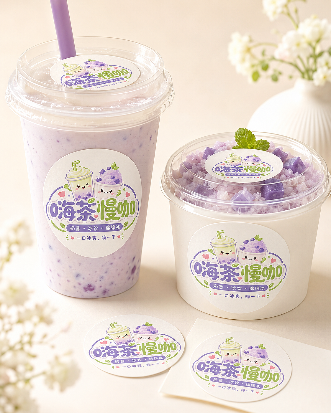 嗨茶慢咖（图ZNDA2NTkwMDY4） - 包装 - 站酷设计师木木蔓原创素材 - 站酷ZCOOL