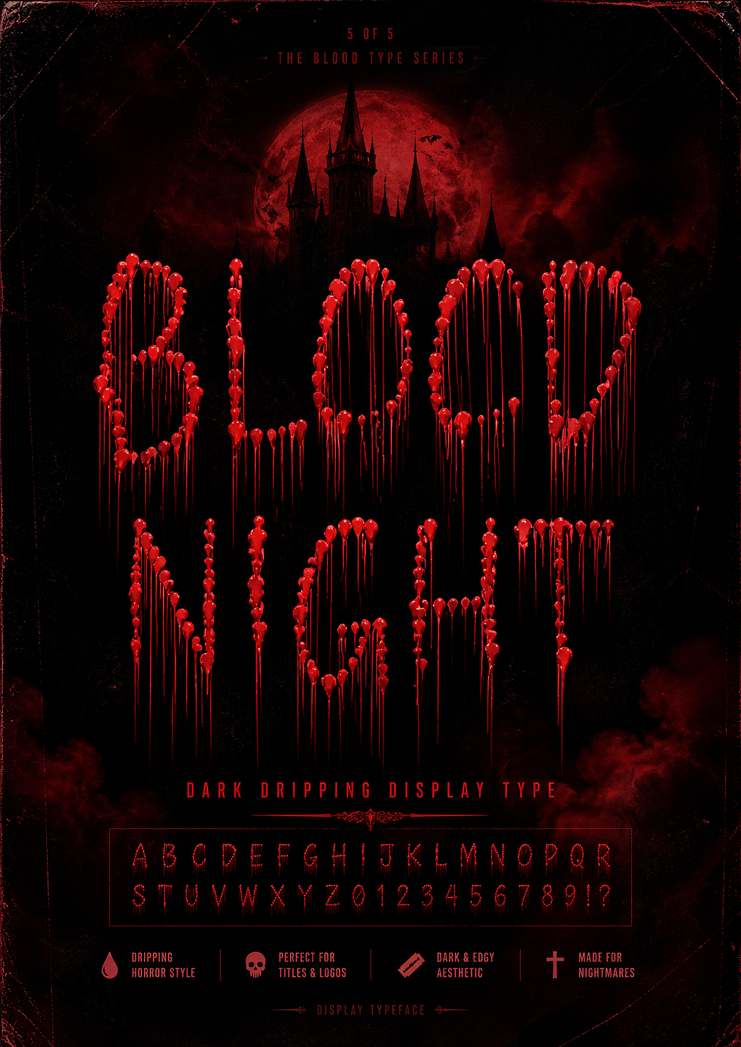 免费商用英文字库：XC Blood（图ZNDA2NTkyMjA4） - 字体/字形 - 站酷设计师手写的小城原创素材 - 站酷ZCOOL