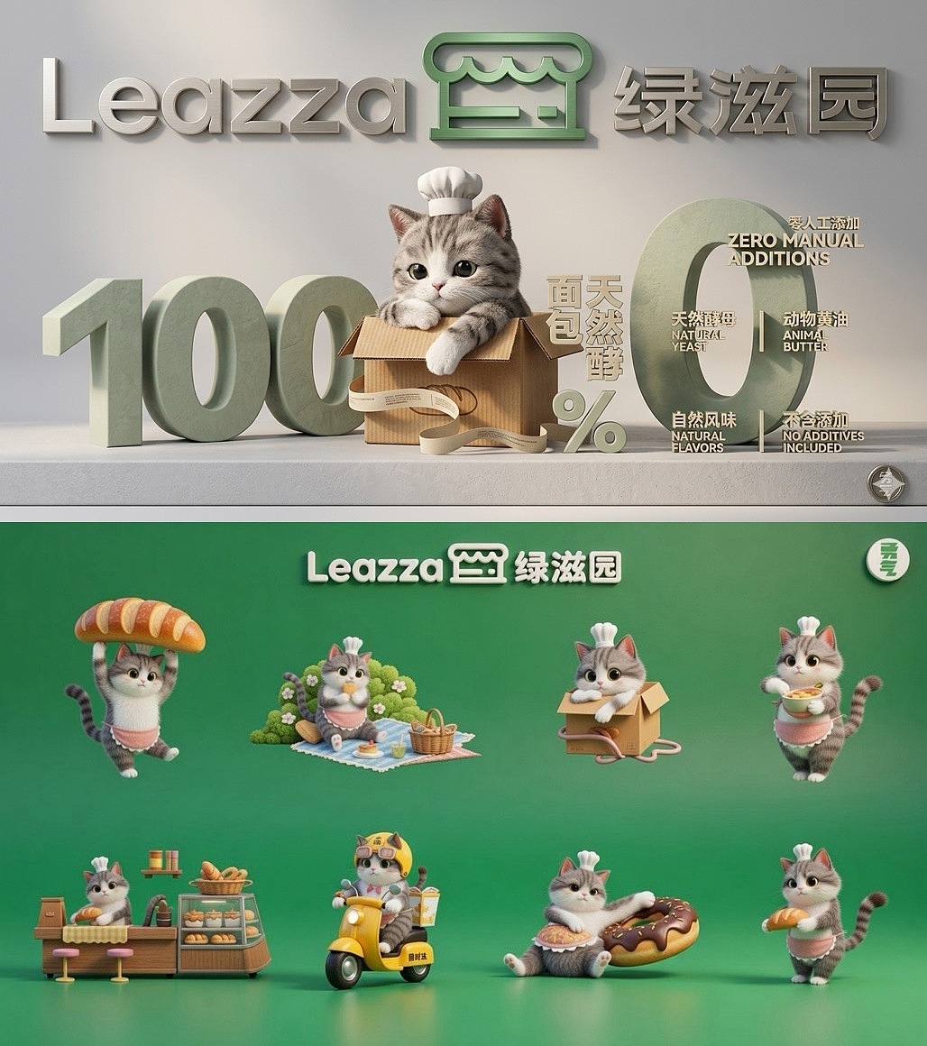 AI激活IP：从“画个形象”到“会生长的品牌资产”。（图ZNDA2NjAxNDU2） - IP形象 - 站酷设计师勇气品牌原创素材 - 站酷ZCOOL