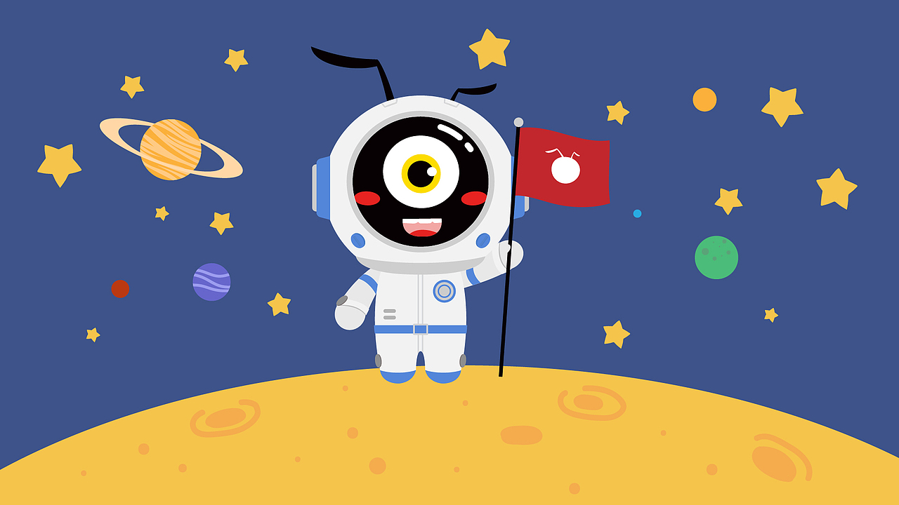 星旅小蚁 | MIMO 宇航员主题 IP 插画系列（图ZNDA2NjExMzAw） - 儿童插画 - 站酷设计师Pusheen原创素材 - 站酷ZCOOL