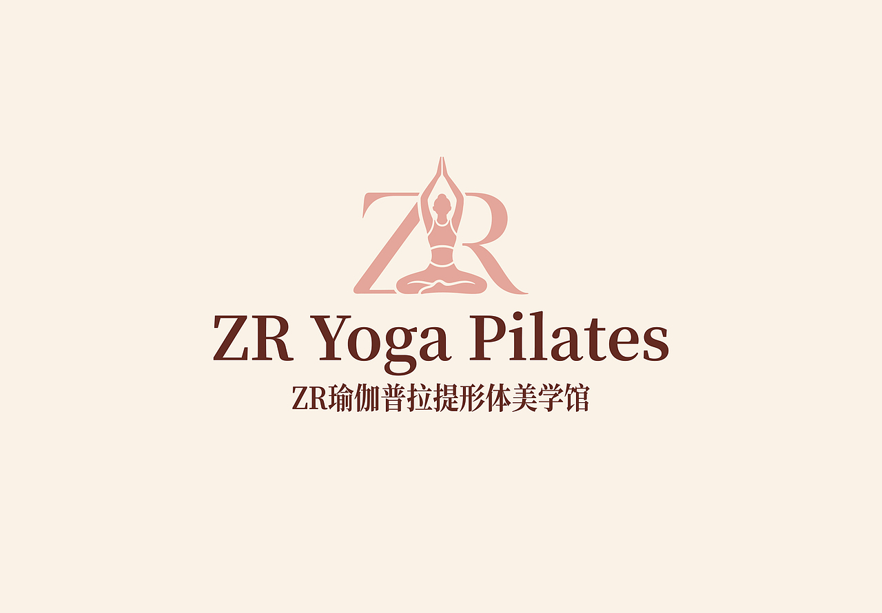 ZR 瑜伽普拉提形体美学馆（图ZNDA2NjIwOTg4） - Logo - 站酷设计师手绘荣哥原创素材 - 站酷ZCOOL