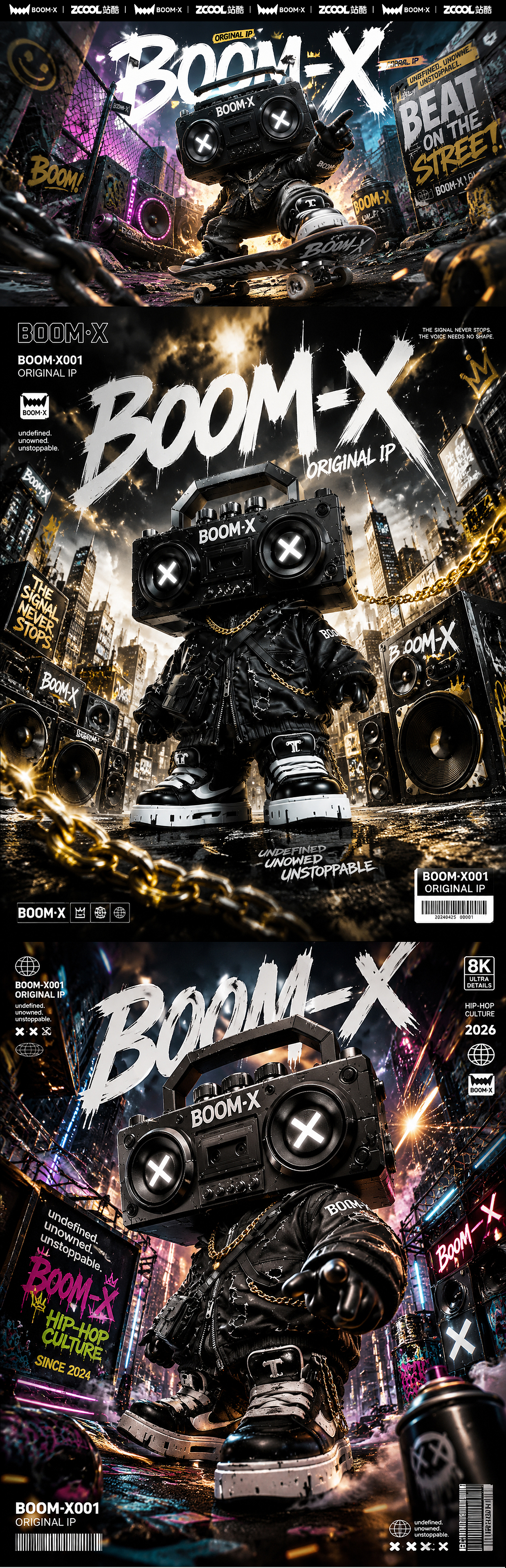 AI在嘻元前-BOOM・X / 燥盒（图ZNDA2NjIyNzQ0） - 人物/生物 - 站酷设计师凶凶熊Xoxoxo原创素材 - 站酷ZCOOL