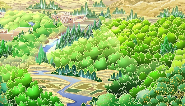 新疆杏，亚克西！（图ZNDA2NjM5MTYw） - 商业插画 - 站酷设计师tuteng000001原创素材 - 站酷ZCOOL
