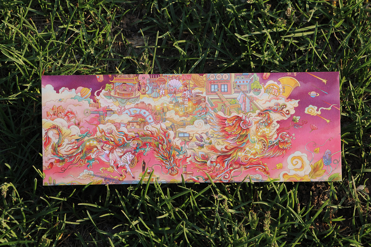 宁夏 · 步天歌星槎明信片插画（图ZNDA2NjU3NjYw） - 商业插画 - 站酷设计师行水娃原创素材 - 站酷ZCOOL