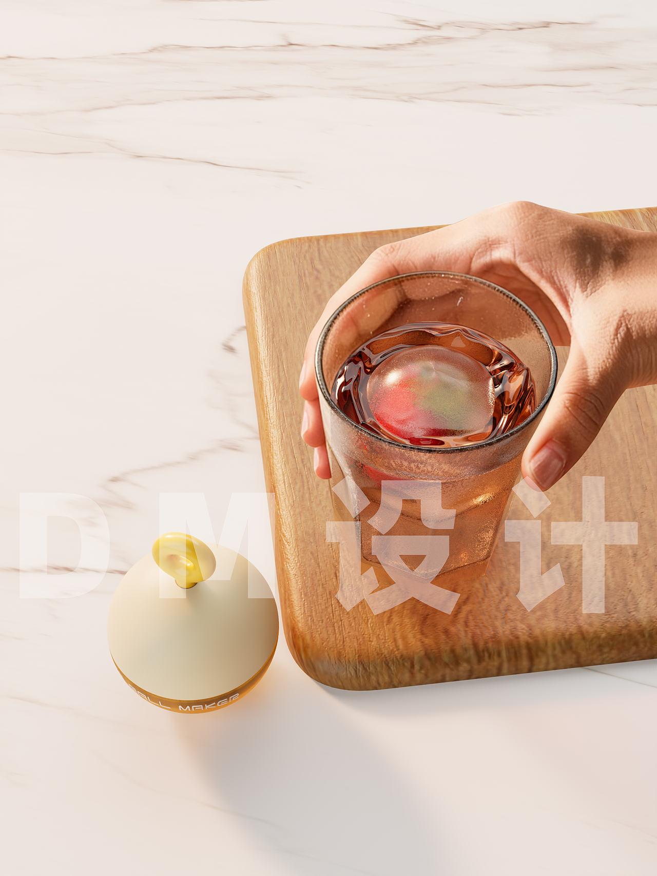 渲染作品分享【冰球】（图ZNDA2NjU4ODgw） - 产品 - 站酷设计师德米德兰全案设计原创素材 - 站酷ZCOOL