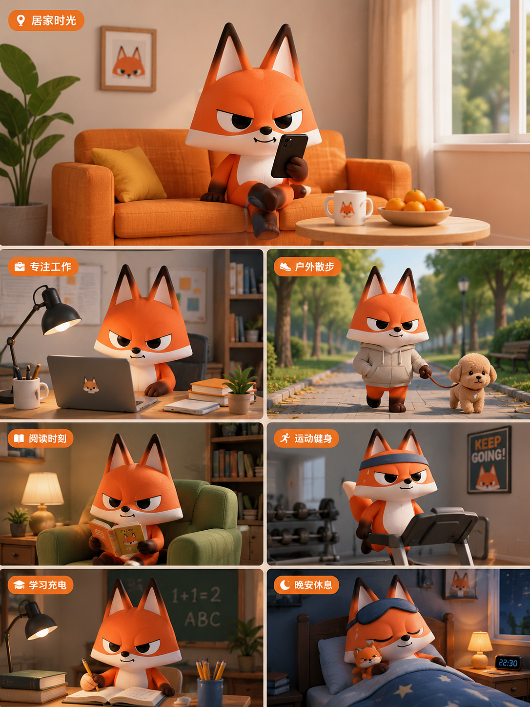 软萌狐狸IP形象设计来啦，留下你的行业，我来设计（图ZNDA2NjYwODg0） - IP形象 - 站酷设计师清屿IP形象设计原创素材 - 站酷ZCOOL